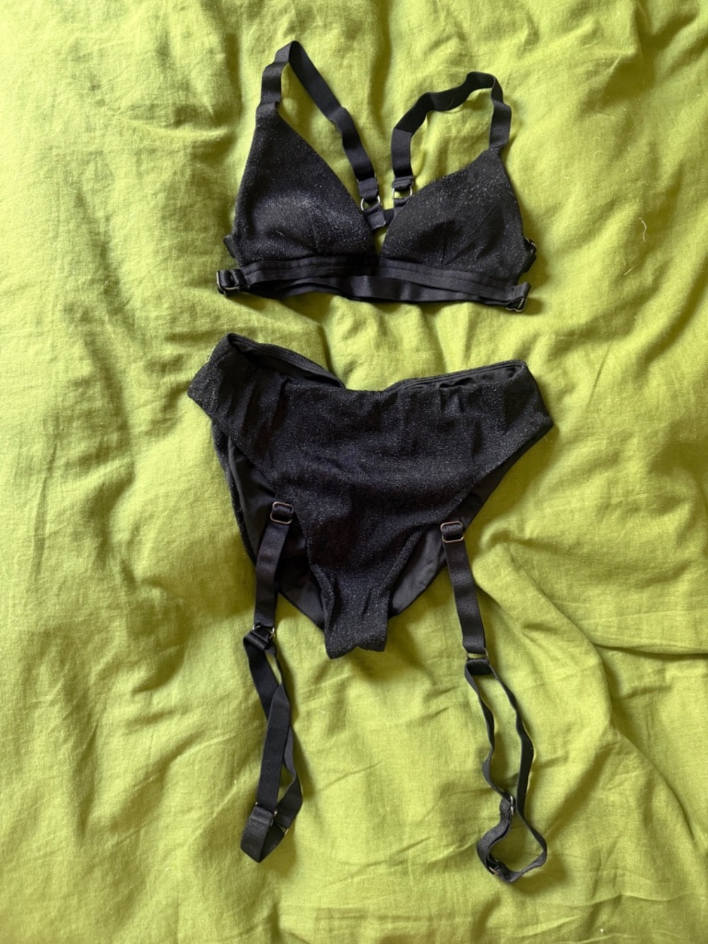 CXIX black Aphrodite pole top and bottoms - Picture 4 of 5